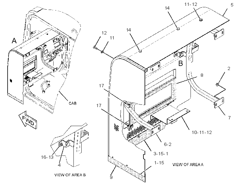 COVER GP-FRONT 2947646 CAT