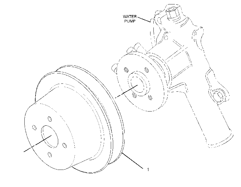PULLEY GP-WATER PUMP 3282488 CAT