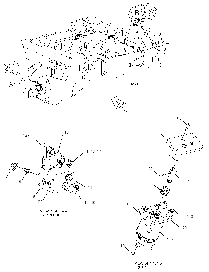 VALVE & MTG GP-STEERING 3080515 CAT