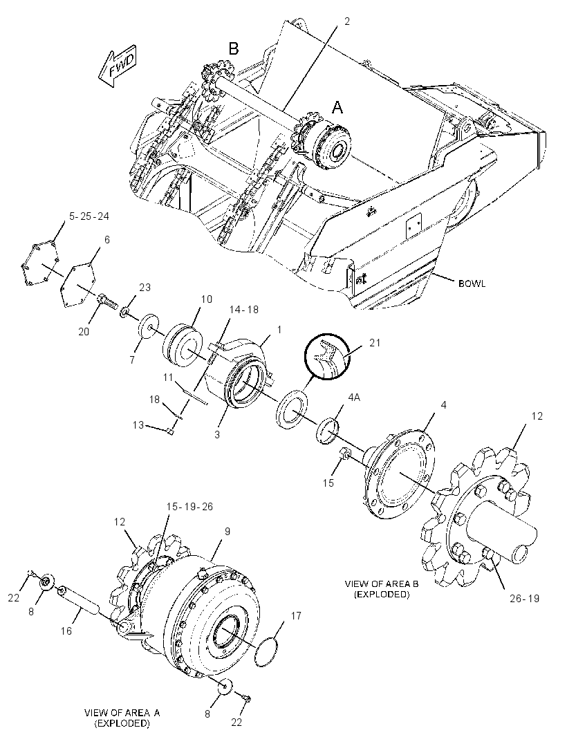 DRIVE GP-ELEVATOR 3070187 CAT