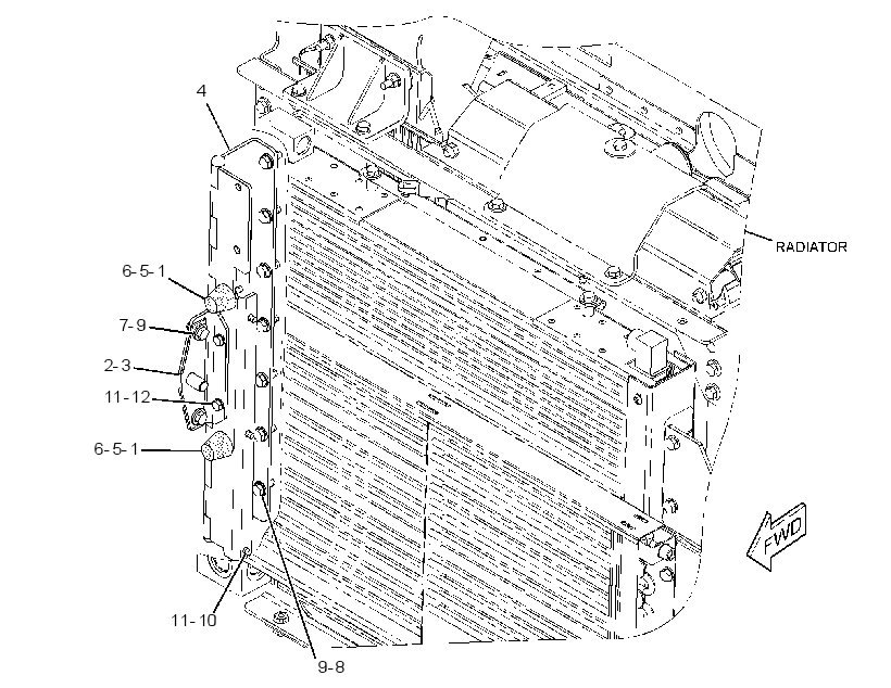 MOUNTING GP-CONDENSER 2954645 CAT