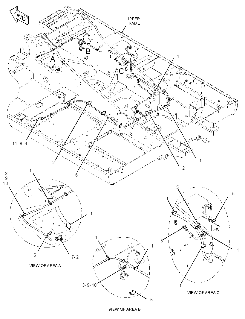 WIRING GP-BOOM FLOAT 2917469 CAT