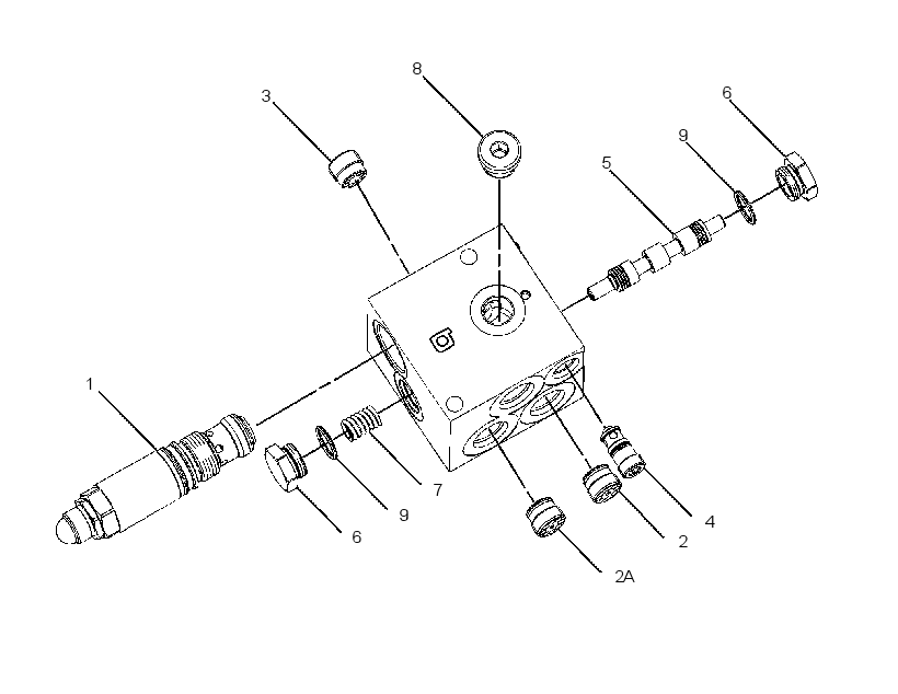 VALVE GP-FLOW CONTROL & RELIEF 2853004 CAT