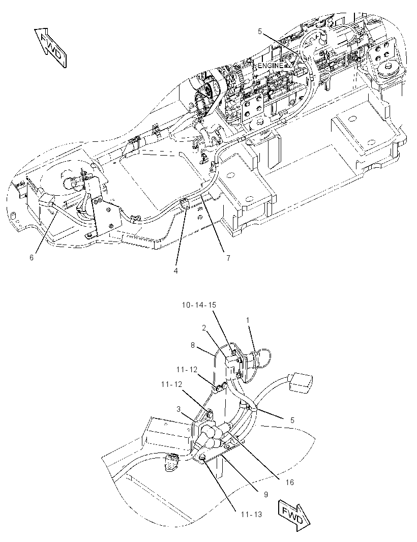 WIRING GP-AUX START RECEPTACLE 2832688 CAT