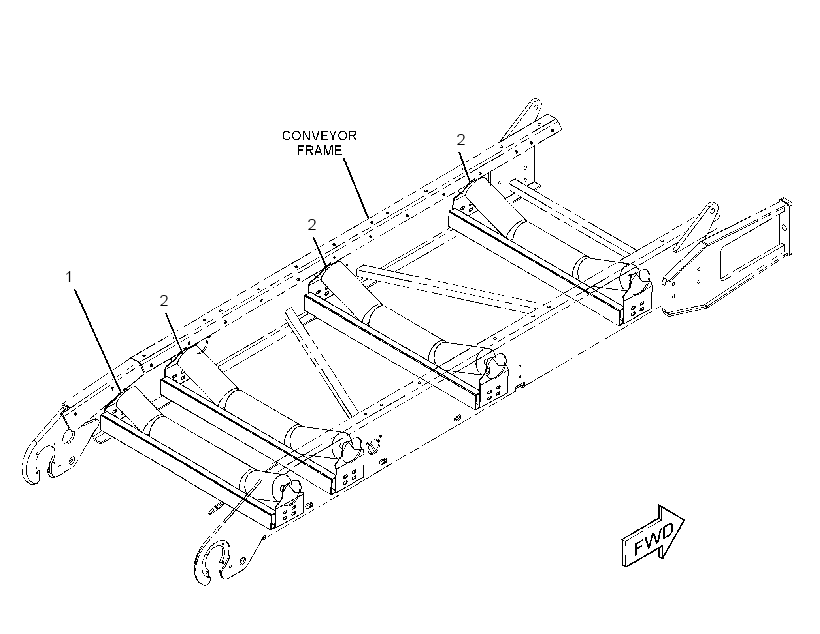 FRAME GP-CONVEYOR 3059016 CAT