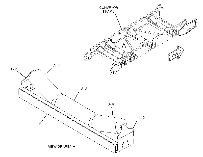 ROLLER GP-CONVEYOR 1901216 CAT