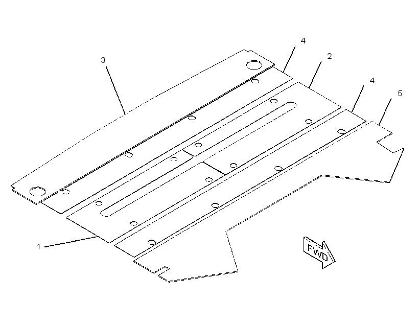 FLOOR MAT GP-CAB 3057216 CAT
