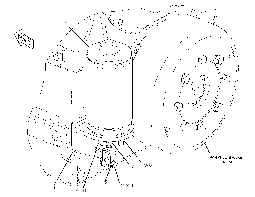 ACTUATOR GP-PARKING BRAKE 3063041 CAT