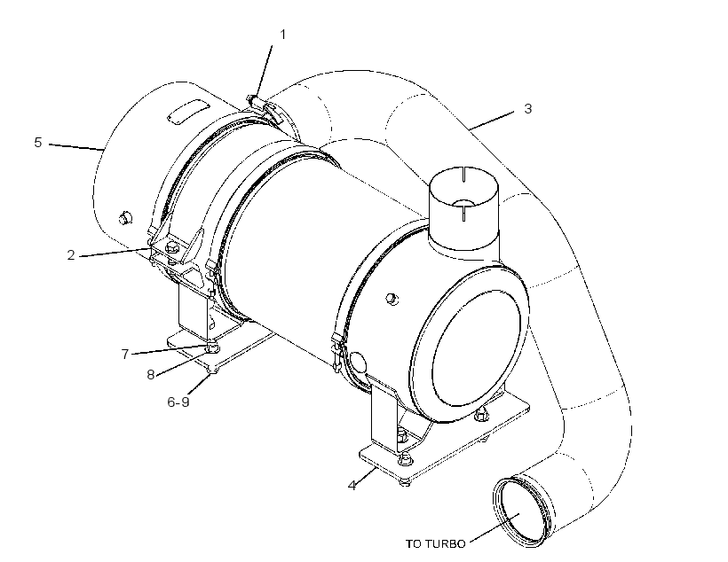 FILTER & MTG GP-DPF 3263689 CAT