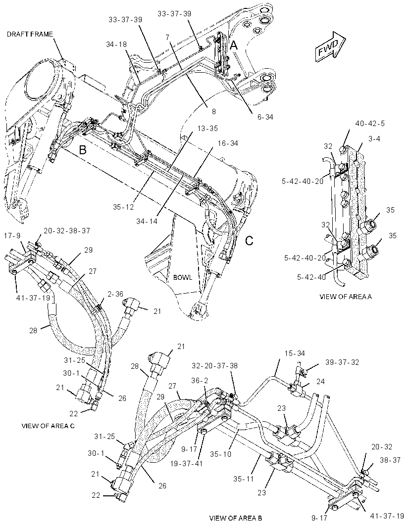 LINES GP-DRAFT FRAME 3105454 CAT