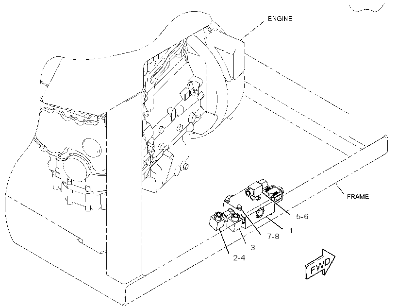 VALVE & MTG GP-STEERING 3215851 CAT