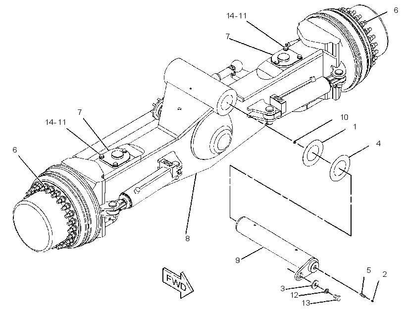 AXLE GP-STEERING 2780857 CAT