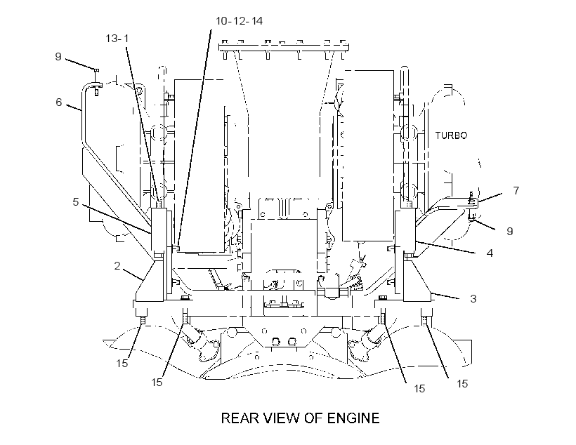 SUPPORT GP-TURBOCHARGER 2320254 CAT