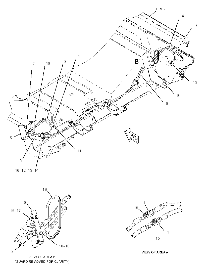 LINES GP-TAILGATE 3030252 CAT