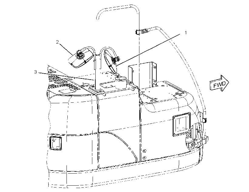 MIRROR GP-SIDE VIEW 3301321 CAT
