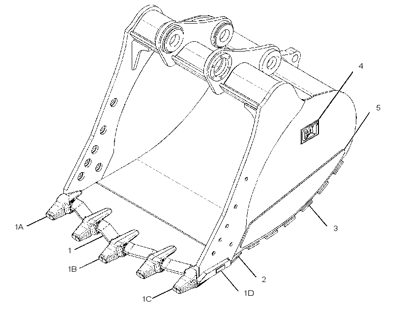 BUCKET AS-HEAVY DUTY POWER 3231764 CAT