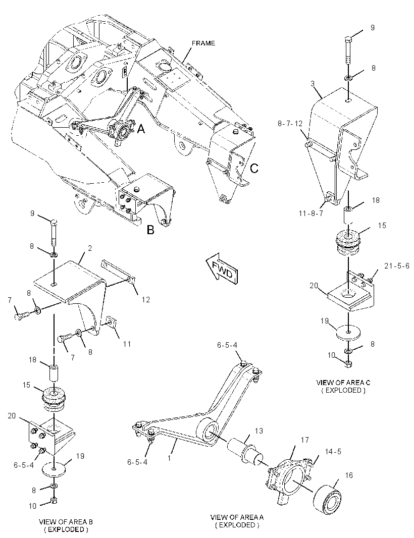 SUPPORT GP-TRANSMISSION 2T2900 CAT