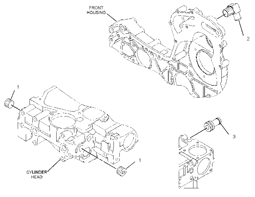 CONNECTOR GP-CAB HEATER LINES 3236240 CAT
