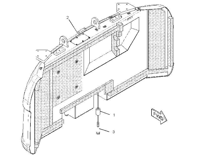 Противовес 3077924 CAT