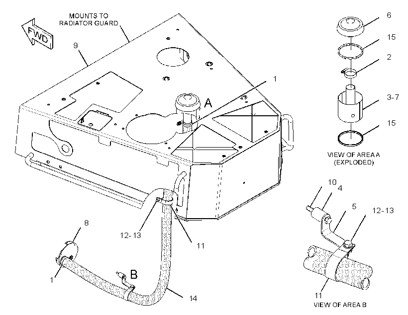 LINES GP-ALTERNATOR AIR 2997578 CAT