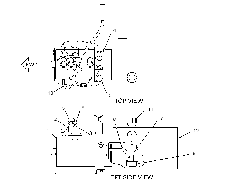 PUMP & MOTOR GP-HOOD TILT 2128039 CAT