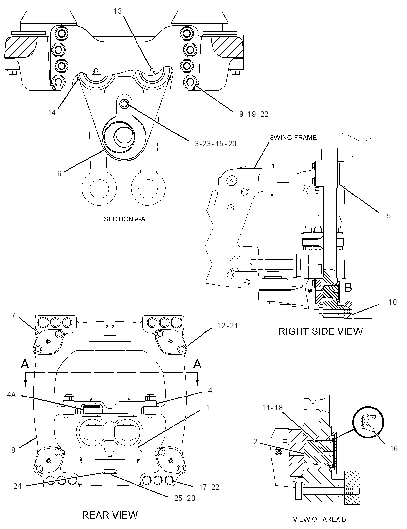 FRAME GP-SLIDING 2127458 CAT