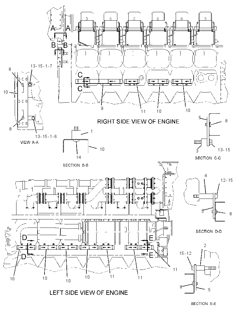 MOUNTING GP-WIRING TRAY 1836219 CAT