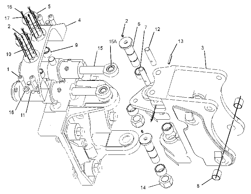 FRAME GP-SWING 2078479 CAT