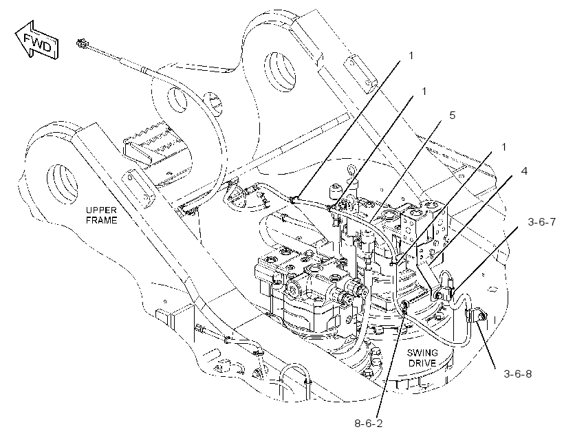 WIRING GP-FINE SWING 2992856 CAT