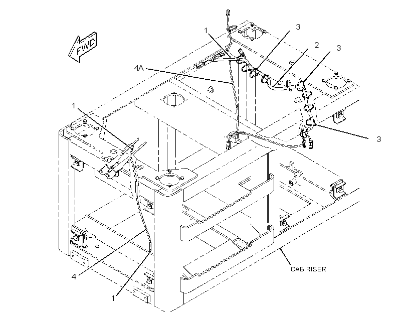 WIRING GP-CAB RISER 2747635 CAT