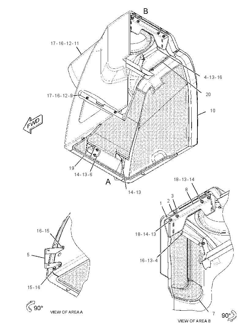 ENCLOSURE GP-RADIATOR 2971566 CAT