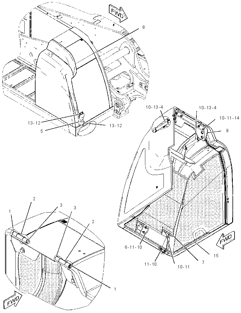ENCLOSURE GP-RADIATOR 2529840 CAT