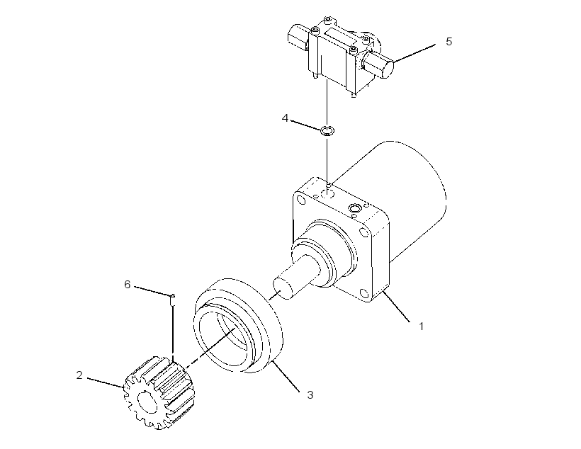 MOTOR & MANIFOLD GP-ROTATOR 3188396 CAT