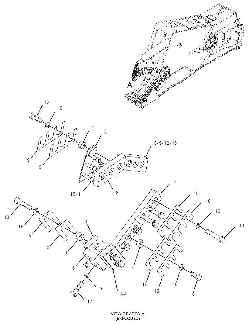 Режущая кромка 3221929 CAT
