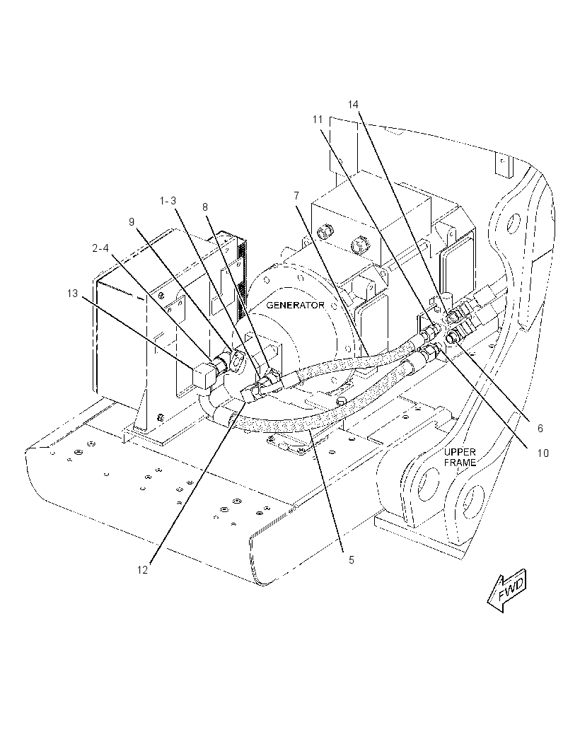 LINES GP-HYDRAULIC GENERATOR 2943340 CAT