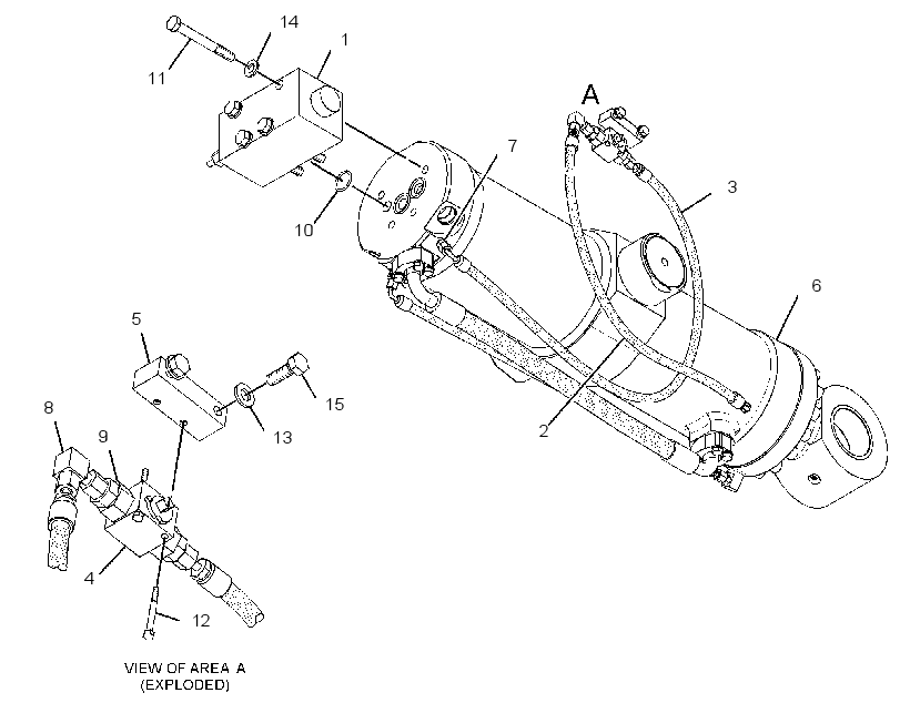 CYLINDER & VALVE GP 3178054 CAT