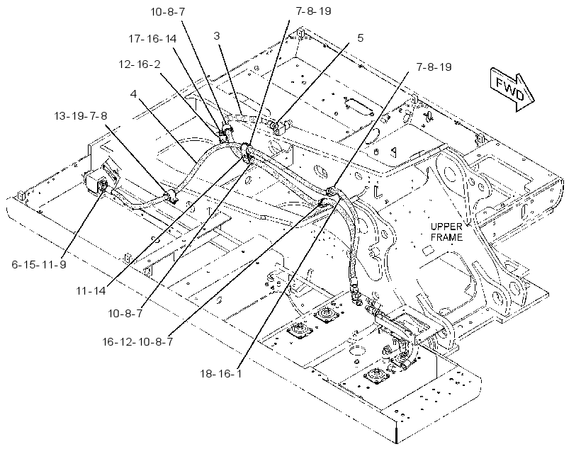LINES GP-HYDRAULIC GENERATOR 2933865 CAT