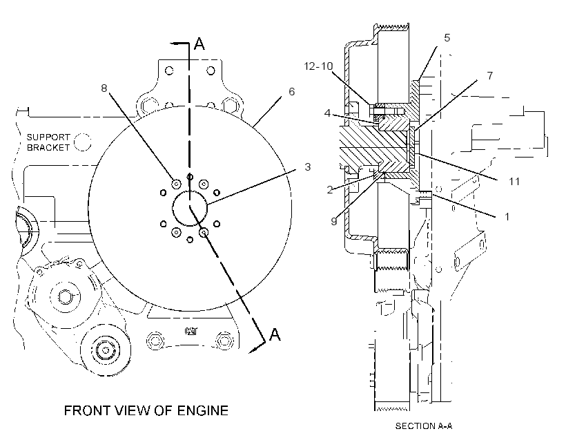 PULLEY GP-FAN 3340140 CAT