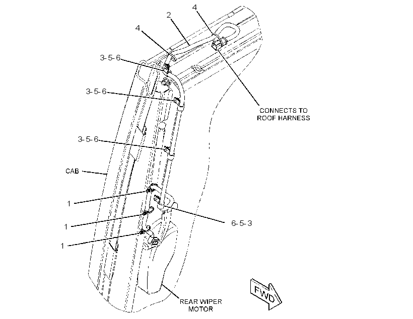 WIRING GP-WIPER 3113639 CAT