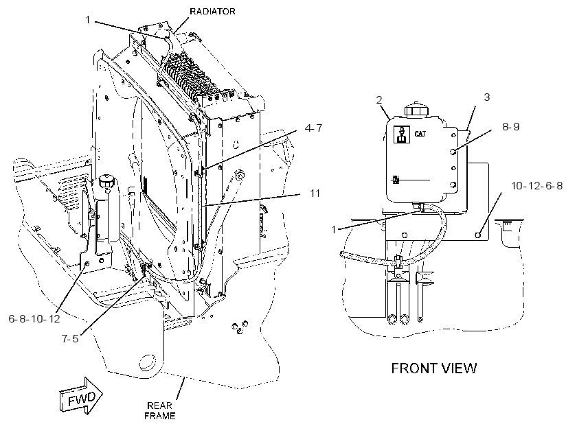 RECOVERY GP-COOLANT 2600322 CAT