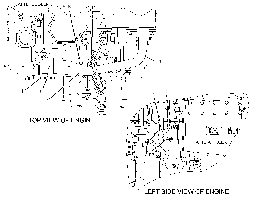 LINES GP-AUXILIARY SEA WATER 2418398 CAT