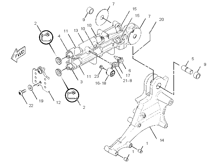 SUPPORT GP-HYDRAULIC CONTROL 2847055 CAT