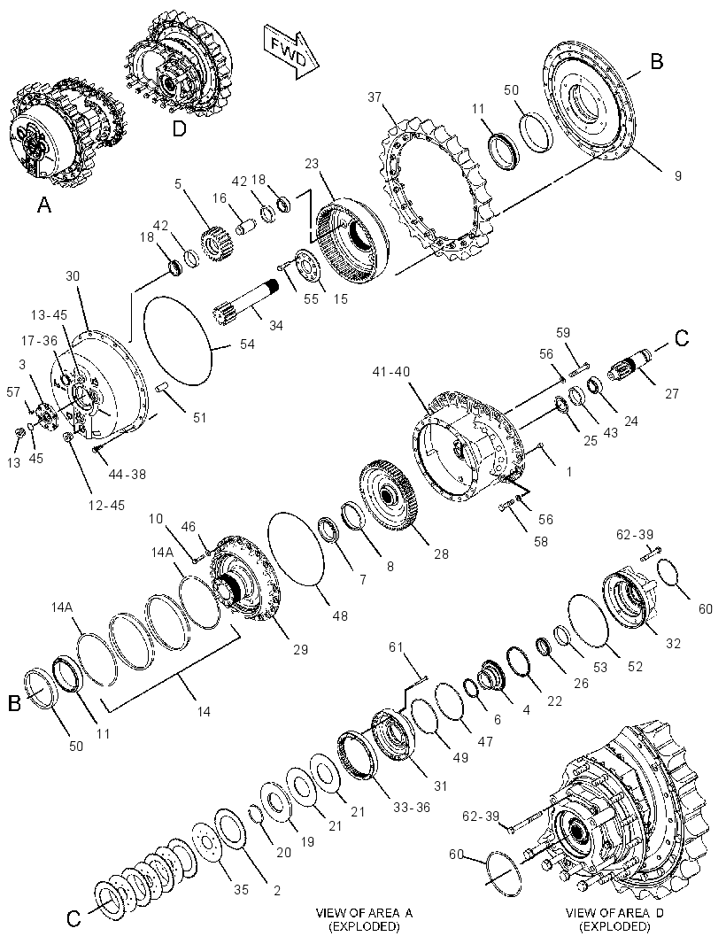 FINAL DRIVE & BRAKE GP 2298520 CAT