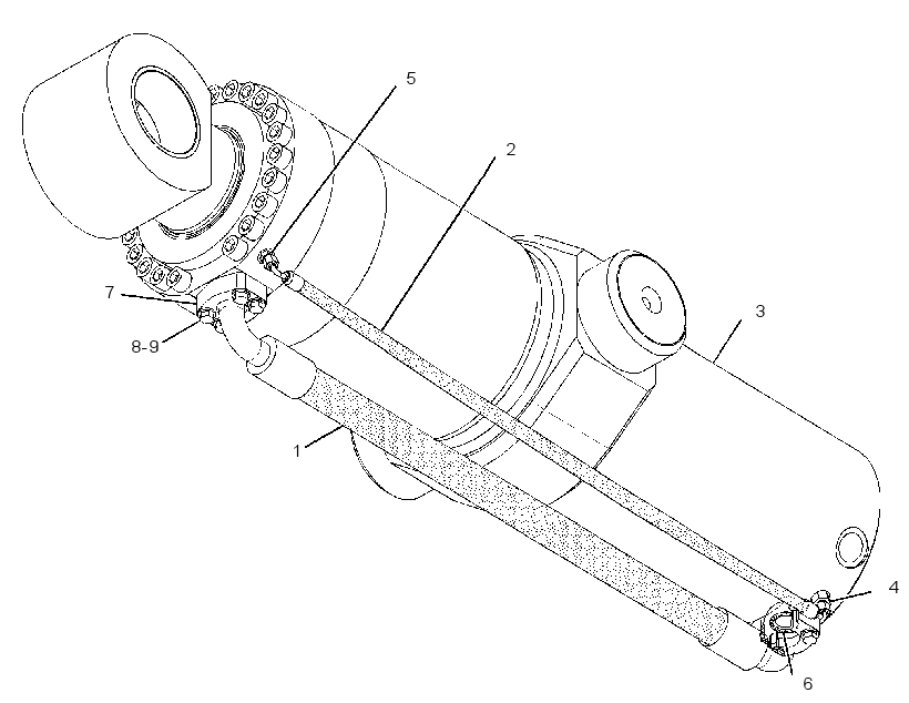CYLINDER & LINES GP-SHEAR 3180062 CAT