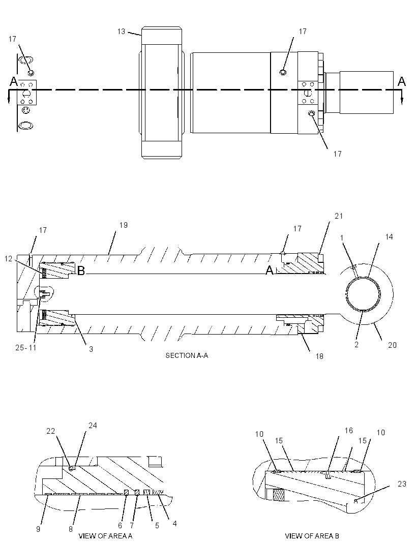 CYLINDER GP-SHEAR 3176403 CAT