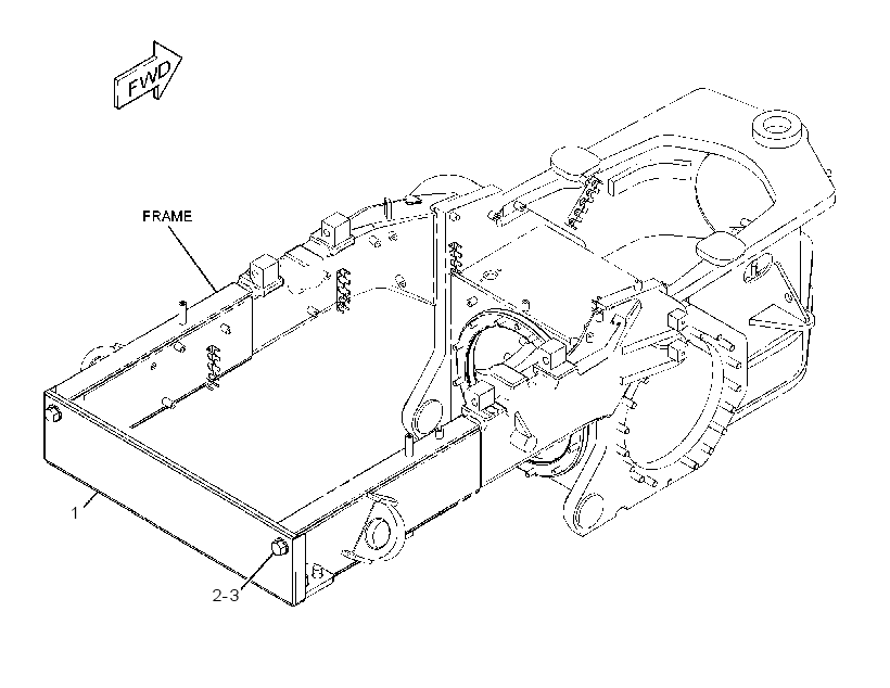 BUMPER GP-REAR 2845378 CAT