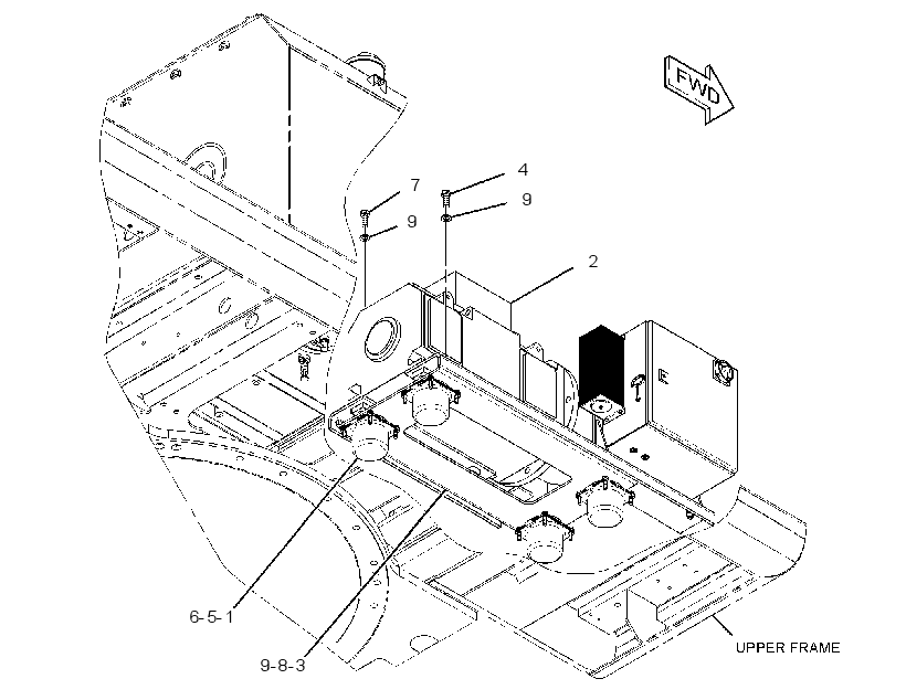 MOUNTING GP-HYD GENERATOR 2931905 CAT