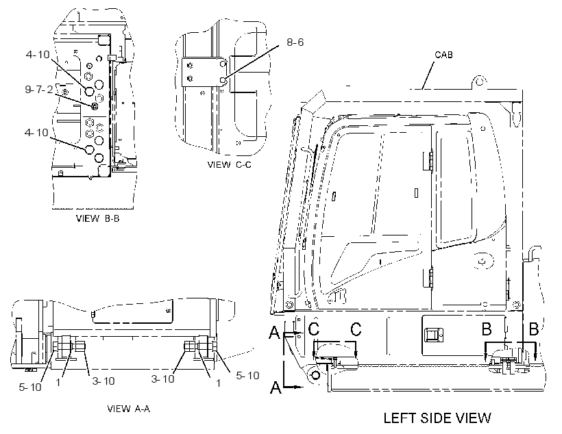 MOUNTING GP-RISER 3030008 CAT