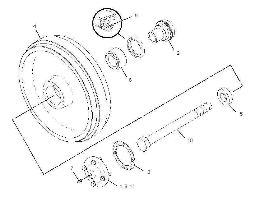 ROLLER GP-ELEVATOR CHAIN 3103510 CAT