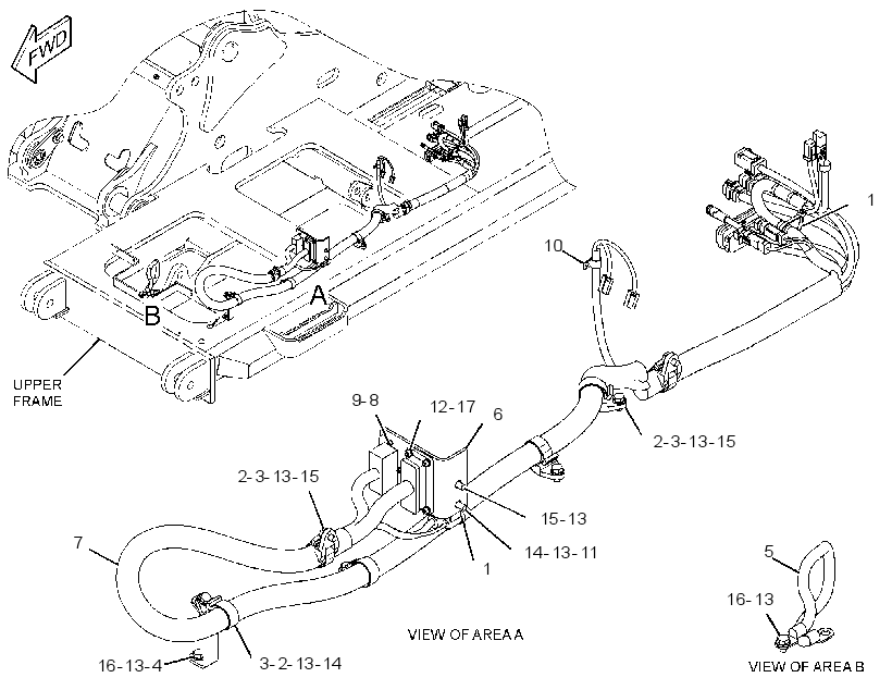 WIRING GP-CAB RISER 3068681 CAT